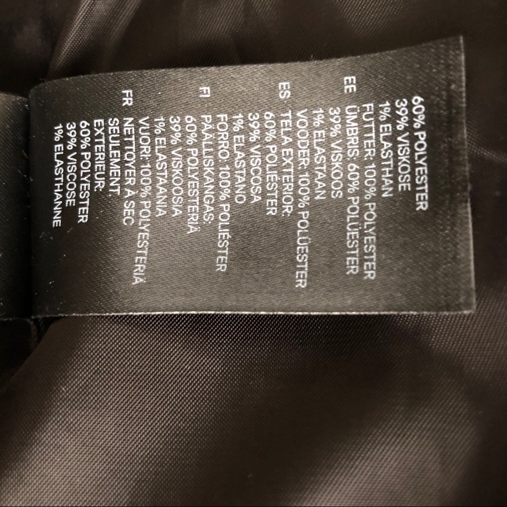 H & M Herringbone Open Front Jacket - image 7